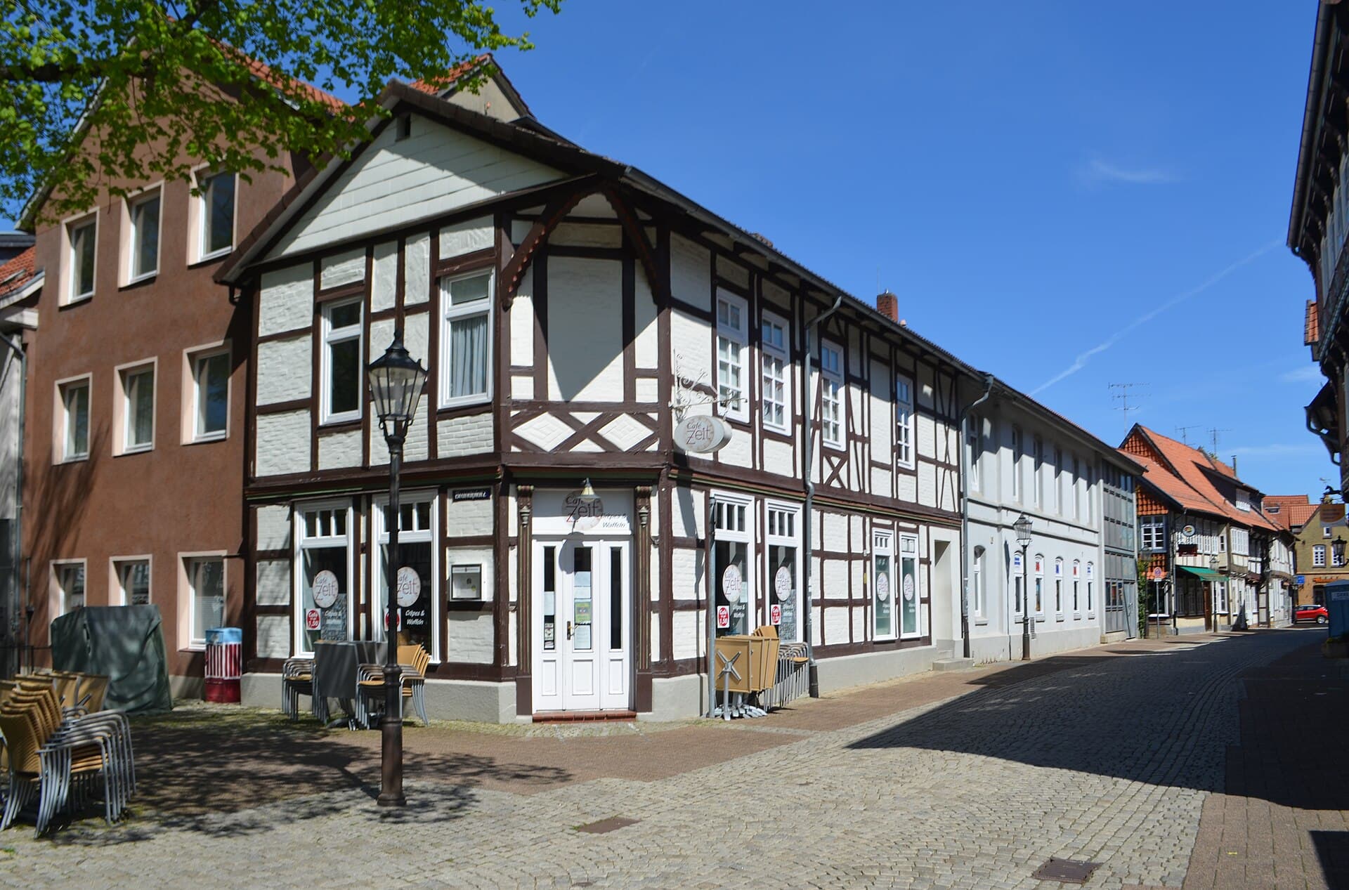 Fachwerkzeile in der Neuen Straße in Celle